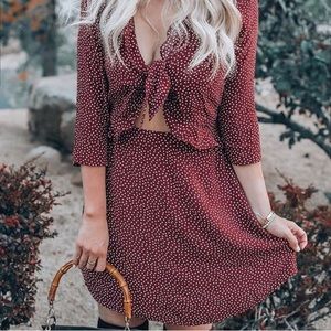 *NWT* Front Tie Dress